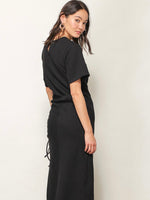 Ratha Knit T-Shirt Dress in Black