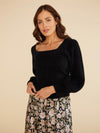 Hadley Knit Jumper in Black