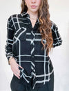 Hunter Shirt in Black Sterling