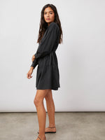 Ivy Pullover Dress in Black