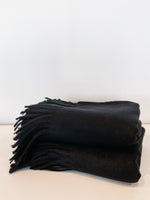 Soft Classic Cashmere Scarf in Black