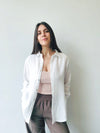 Zosia Button Up in Chalk