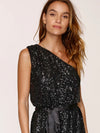 Sigrid Sequins Dress in Black