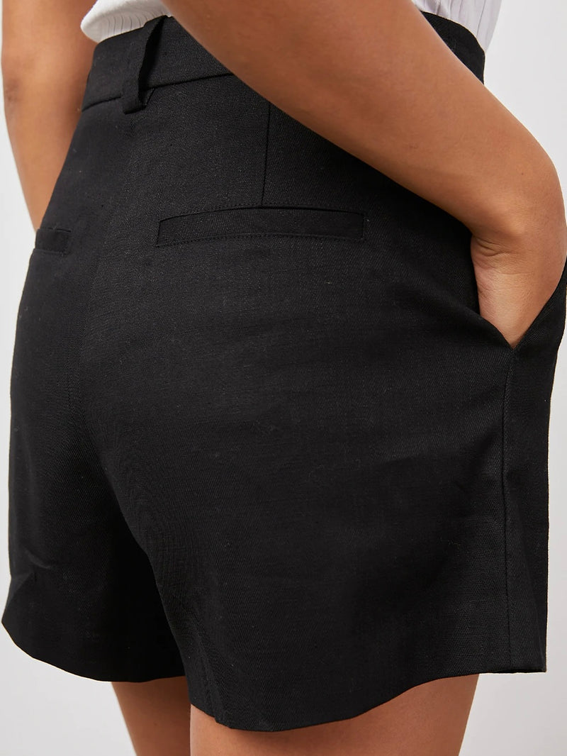 Ilena Suiting Shorts in Black