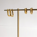 U-Link Earrings in Gold
