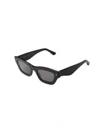 Donna Sunglasses in Black w/Grey Flat Lenses