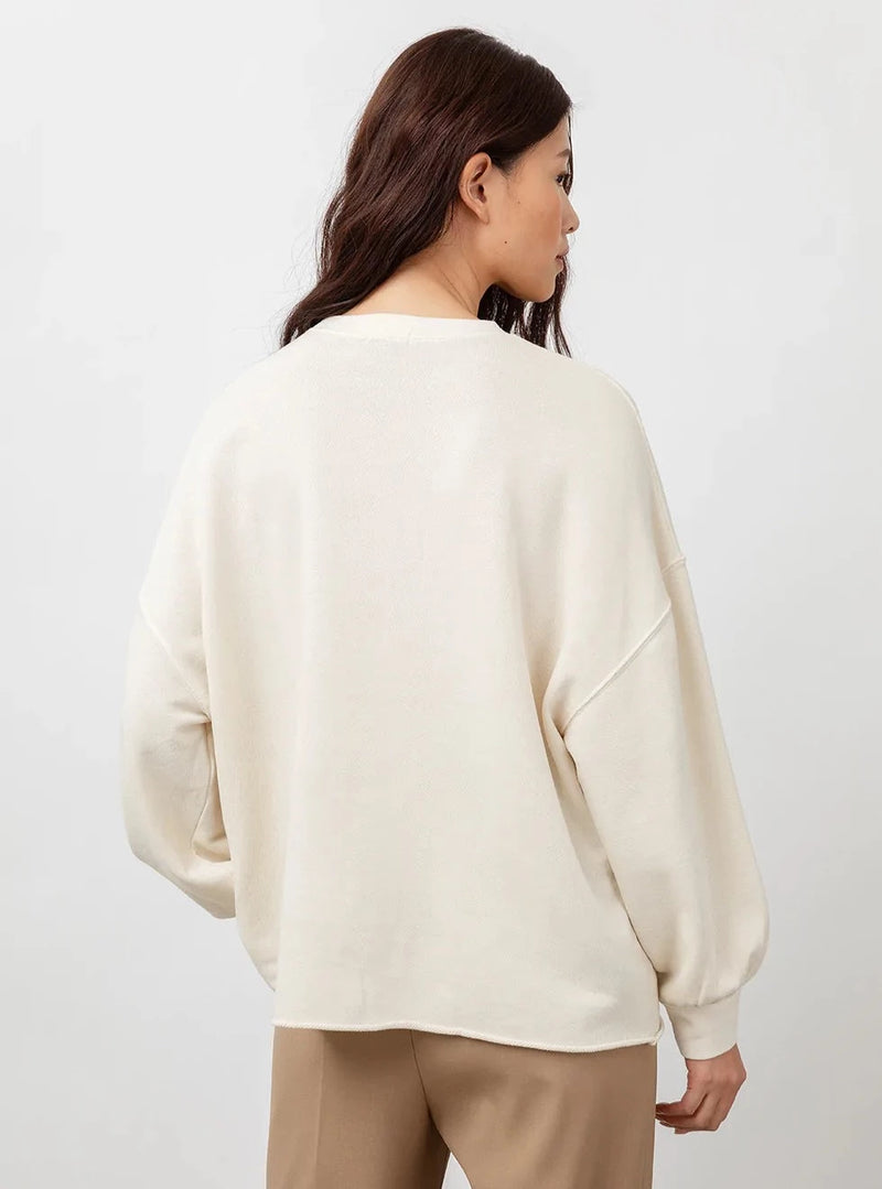 Signature Sweater in Ivory Rails